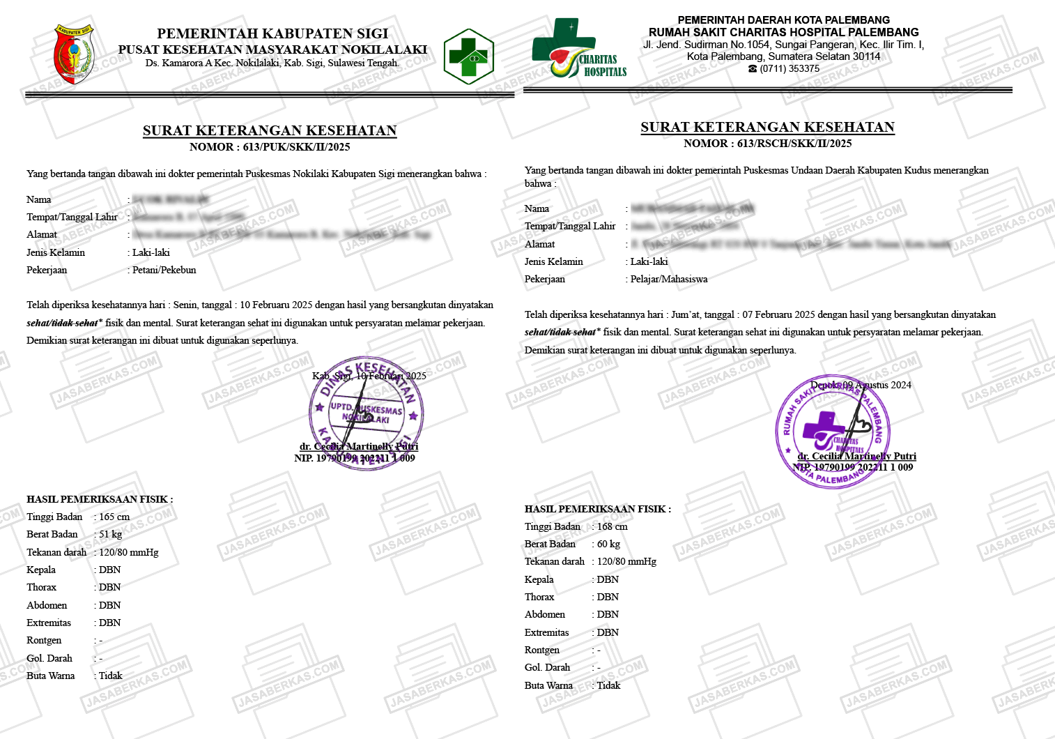 Surat Keterangan Sehat